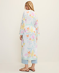 Floral Belted Kimono carousel Product Image 2