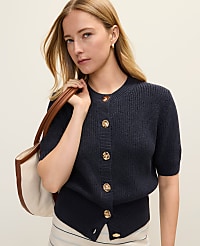 Elbow Sleeve Cardigan carousel Product Image 1