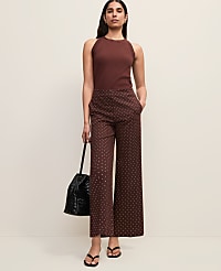 The Grace Pant in Polka Dot carousel Product Image 4
