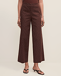 The Grace Pant in Micro Dot &mdash; Curvy Fit carousel Product Image 1