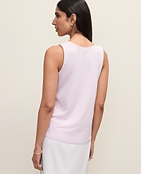 Petite Mixed Media Tank Top carousel Product Image 2