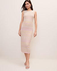 Petite Ombr&eacute; Crochet Sweater Dress carousel Product Image 1