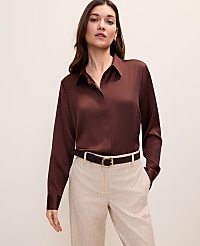 Satin Modern Shirt carousel Product Image 1