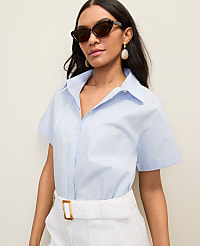Petite Weekend Button Down Shirt carousel Product Image 1