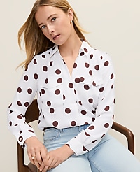 Polka Dot Camp Shirt carousel Product Image 1