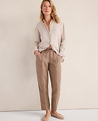 Haven Well Within Linen Straight Leg Pants carousel Product Image 4