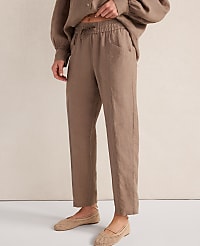 Haven Well Within Linen Straight Leg Pants carousel Product Image 1