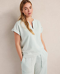 Haven Well Within Garment-Dyed Organic Cotton Terry Tee carousel Product Image 1