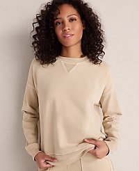 Haven Well Within Garment-Dyed Organic Cotton Terry Crewneck carousel Product Image 1