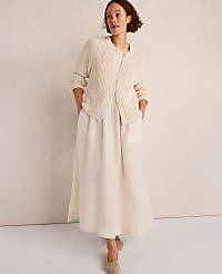 Haven Well Within Cotton Tape Yarn V-Neck Cardigan carousel Product Image 4