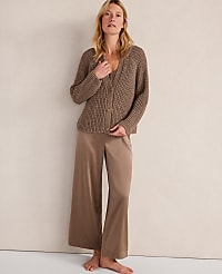 Haven Well Within Cotton Tape Yarn V-Neck Cardigan carousel Product Image 2