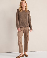 Haven Well Within Linen Tape Yarn Crewneck carousel Product Image 2