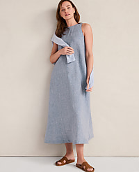 Haven Well Within Linen Boat Neck Maxi Dress carousel Product Image 1