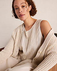 Haven Well Within Linen Pintuck Midi Dress carousel Product Image 6