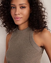 Haven Well Within Organic Cotton Rib Knit High Neck Tank carousel Product Image 2