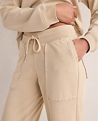 Haven Well Within Garment-Dyed Organic Cotton Terry Pants carousel Product Image 2