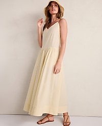 Haven Well Within Organic Cotton Poplin Strappy Maxi Dress carousel Product Image 4