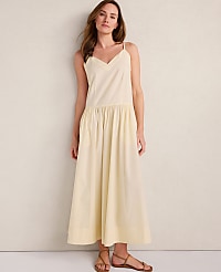 Haven Well Within Organic Cotton Poplin Strappy Maxi Dress carousel Product Image 1