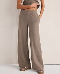 Haven Well Within Organic Cotton Rib Knit Wide Leg Pants carousel Product Image 1