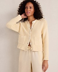 Haven Well Within Cotton Link Stitch Cardigan carousel Product Image 1