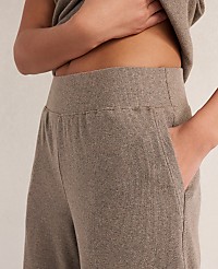 Haven Well Within Organic Cotton Rib Knit Wide Leg Pants carousel Product Image 2