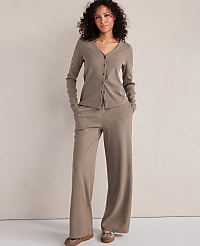 Haven Well Within Organic Cotton Rib Knit Wide Leg Pants carousel Product Image 4