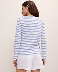Weekend Striped Boatneck Top carousel Product Image 2