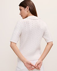 Weekend Cable Polo Sweater carousel Product Image 2