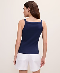 Weekend Ribbed Square Neck Tank Top carousel Product Image 2