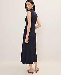 Collared Midi Sweater Dress carousel Product Image 2