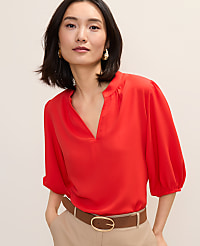 Puff Sleeve Blouse carousel Product Image 1