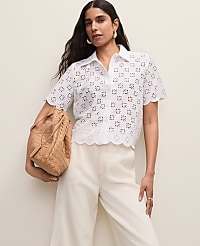 Eyelet Blouse