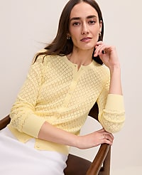 Pointelle Stitch Ann Cardigan carousel Product Image 3