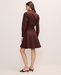 Belted Collared Shirtdress carousel Product Image 2