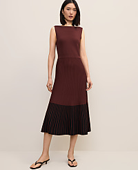 Petite Colorblock Midi Sweater Dress carousel Product Image 3