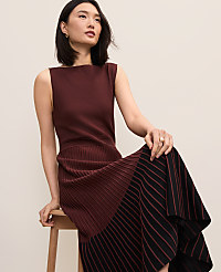 Colorblock Midi Sweater Dress carousel Product Image 1