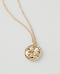 Textured Pendant Necklace carousel Product Image 2