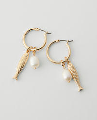 Sardine Hoop Earrings carousel Product Image 1