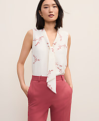 Floral Bow Neck Shell carousel Product Image 3
