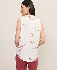 Floral Bow Neck Shell carousel Product Image 2