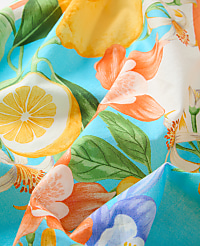 Lemon Floral Print Scarf carousel Product Image 2