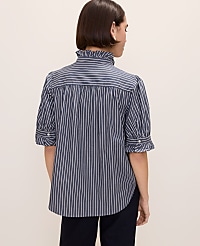 Striped Ruffle Blouse carousel Product Image 2