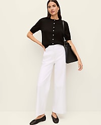 Short Sleeve Linen Ann Cardigan carousel Product Image 2
