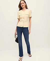 Petite Tweed Belted Jacket carousel Product Image 3