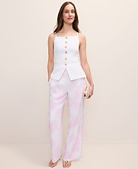The Petite Pleated Floral Pant carousel Product Image 4