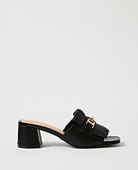 Leather Kiltie Block Heel Sandal carousel Product Image 2