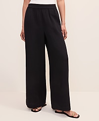The Petite Easy Fit Wide-Leg Pant in Cotton Gauze carousel Product Image 2