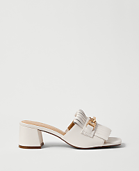 Leather Kiltie Block Heel Sandal carousel Product Image 2