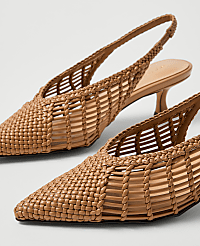 Woven Nip Toe Slingback Pump carousel Product Image 1