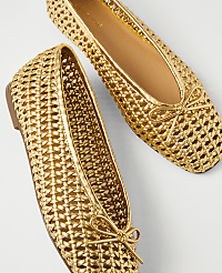 Woven Bow Ballet Flat carousel Product Image 1